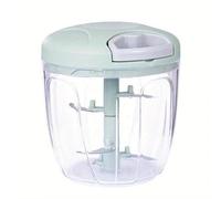 Manual Food Chopper, Onion Cutter for Kitchen, Pull Chopper, Easy Pull Food Processor for Onions, Garlic.(Green,900ML)