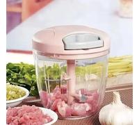 “Manual Food Chopper Pull Cord - Vegetable Onion Garlic Cutter Kitchen Processor