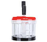 Manual Food Processor Hand Crank Vegetable Chopper for Chopping Vegetables Fruits Mixing Flour Fillings with 3 Shredder Discs Multifunction Food Grinder Kitchen Tool