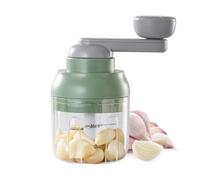 Manual Food Processor, Manual Vegetable Helicopters,Vegetable Processor Hand Vegetation Stainless Steel Portable Vegetable Cutter | Salad dicer small multifunction garlic mine