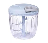 Manual Food Processor Vegetable Chopper, Portable Hand Pull String Garlic Mincer Onion Cutter for Veggies, Ginger, Fruits, Nuts, etc. (900ml)
