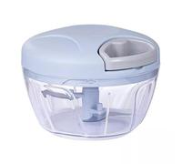 Manual Food Processor Vegetable Chopper, Portable Hand Pull String Garlic Mincer Onion Cutter for Veggies, Ginger, Fruits, Nuts, etc. (500ml)