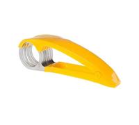 Manual Food Slicer, Portable Banana Slicer, Food Cutter, Stainless Steel Food Slicer for Banana Strawberry Cucumber Carrot Egg, Vegetable Fruit Slicer Handheld Small Food Slicer Kitchen Gadget (1pc)