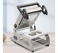 Manual Food Tray Sealing Machine for Liquid & Juicy Foods, Hand Pressure Packaging Solution for Fresh Meats, Soups, Sauces, and Marinades