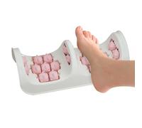 Manual Foot Massager with Rollers, Reflex Zone Massage Tool | Massage Board Made of Wood Pressure Relief Heel Pain, Portable Wellness Therapy Device Relaxation, Circulation, Old