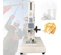 Manual Force Gauge Stand, 10-1000N Tensile Testing Machine with Digital Display, 300mm Stroke, 0-8mm Fixture Opening for Sports, Scientific Research, and Furniture