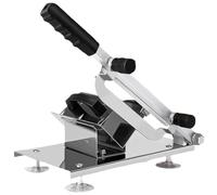 Manual Frozen Meat Slicer,Stainless Steel Meat Cutter,Beef Mutton Roll Bacon Nougat,Multipurpose Meat Slicer Machine for Home Cooking of Shabu Shabu Hotpot Korean BBQ