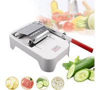 Manual Frozen Meat Slicer, Stainless Steel Meat Roll Cutter, Adjustable Thickness Slicer Meat Cutter Multifunctional Food Slicing Machine for Home