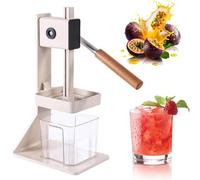 Manual Fruit Citrus Juicer, Heavy Duty Juice Extractor, Large Bore & Labour-Saving Design, Anti Slip Base, Detachable Filter, 3s Quick Juicing Lemon Squeezer for Fresh Orange Juice
