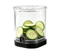 Manual Fruit Cutter - Meal Prep Salad Maker Gadget - Push Type Fruit Chopper | For Strawberry Grape Kiwi Watermelon Tilt Soup Dragon Fruit Student Room Picnic