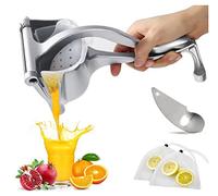 Manual Fruit Juicer Lemon Squeezer, Aluminium Alloy Hand Squeezer, Lemon Lime juice, orange juice, apple juice, Easy Use Heavy Duty Lemon Citrus Juicer Manual, Fruit Press Squeezer Extractor Tool