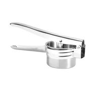 Manual Fruit Juicer Stainless Steel Press Tool for Kiwi and Potatoes | Handheld Multi-purpose Pressing, User-friendly Grip, Portable Design, Suitable for Bakers and Tea Shop Staff, Easy Cleanup