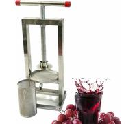 Manual Fruit Press for Juice Making, Ideal for Cider, Grape, and Berries Wine Crusher