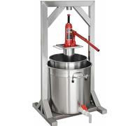 Manual Fruit Press - Stainless Steel Hydraulic Cider & Wine Maker, Durable Juicer for Home Brewing, Perfect for Fresh Juice, Cider, and Wine Production