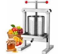 Manual Fruit Presser, Stainless Steel Bee Honey Press Extractor