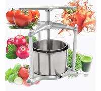 Manual Fruit Wine Press, Fruit Grape Wine Cider Juice Press Wine Making Press for Carrot/Orange/Berry/Vegetables, Cheese Tincture Herbal Press,3L