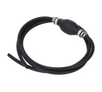 Manual Fuel Transfer Pump, Flexible NBR Rubber Hose, Portable Hand Siphon Pump for Automotive, Boat, Motorcycle, with Fast Pumping Speed and to Oil, and Convenient Liquid (6mm)