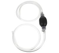 Manual Fuel Transfer Siphon Pump for Cars and Fish Tanks | Black PVC Rubber Construction, One-way , Arrow-marked Flow Direction, Quick-start Design for Home Workshop Use