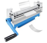 Manual Full Sheet Bending Machine, Metal Plate Bending Round Machine, Roller Bending Machine with 2 Detachable 11.8 inch Slip Roll Rollers, Slip Rolling Bending Machine Suitable for Steel(300mm)