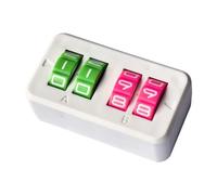 Manual Game Counter Board with a B Number Panels ABS Tabletop Score Display for Parties Lessons Tournaments Manual Points Display Desktop Tally Board Classroom Contest Party Scoring Accessory