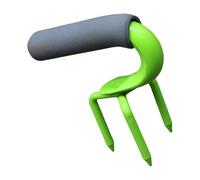 Manual Garden Cultivator Tool Ergonomic Grip Triangular Design for Efficient Soil Loosening and Outdoor Yard Maintenance Manganese Steel Garden Tool