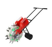 Manual Garden Seed Planter, 7-10 Hole Precision Seeder & Fertilizer Spreader for Corn Cotton Soybean Peanut Planting