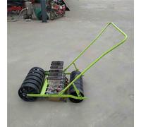 Manual Garden Seeder, Hand Push Vegetable Planter for Precise Sowing and Fertilization, 3-Row Seed Spreader and Fertilizer Applicator for Efficient Gardening