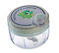 Manual Garlic Chopper, Mini Garlic Mincer, Portable Highly Efficient Garlic Grinder, Multifunctional Manual Chopper, DIY Kitchen Tool for Mashing Garlic, Ginger and Chili (Green)