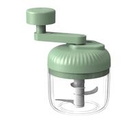 Manual Garlic Press | Space-saving without electricity, mini garlic puree press for the kitchen | for fruit salad, ginger, chili, onions, hobby chefs and food preparation enthusiasts