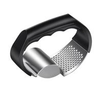 Manual Garlic Press, Stainless Steel Manual Crusher with Easy Handle, Portable Kitchen Tool for Chopping, No Peeling Required, Dishwasher Safe, Ideal Home Chefs Daily Cooking