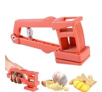 Manual Garlic Presses, Garlic Slicer, Garlic Crusher, Evenly Sliced Garlic Slicer, Easy Squeeze, Ergonomic Handle, Handheld Slicer Kitchen Gadgets Tool (orange)