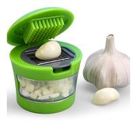 Manual Garlic Slicer,Garlic Cutter Grater Mini Portable ABS Stainless Steel Garlic Press Chopper Slicer Hand Presser Grinder Crusher kitchen gadgets