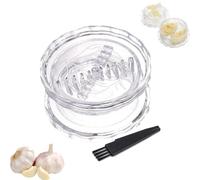 Manual Garlic Twister and Crusher, Transparent Manual Garlic Twist - Multi-Functional Mincer, GarlicTwister Mincer, ClearManualGarlic Twister and Ginger Mincer Tool for Kitchen (1PC)