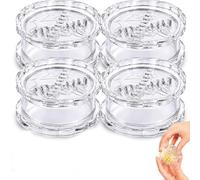 Manual Garlic Twister Mincer Tool Compact Garlic Crusher Grinder Cutter Masher Ergonomic Plastic Chef Press Portable Hand Chopper for Garlic Ginger Herb Seasoning Kitchen Food Prep
