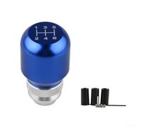 Manual Gear Shift Knob Retractable Lever for Cars, Compatible with Most Transmission Models Without Lock or Button (Blue)