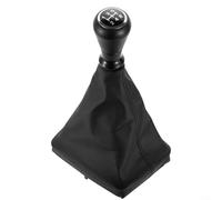Manual Gear Shift Knob with Leather Boot Case Cover for 206 406 and C1 C3 for C4, Black 5 Speed Shifter Handle Replacement Kit for Car Interior Upgrade and Smooth Driving Experience