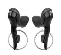 Manual Gearbox - Front and Rear Brake Levers for 3x7 Speeds, Ergonomic Controls 2 x 7 8 9 10 11 Speed | Professional Gear Levers for Men's Bikes