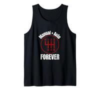 Manual Gearbox Stick Shift Car Culture Design Tank Top