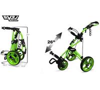 Clicgear Rovic RV3J Junior Compact Push-Cart Trolley Artic White - NEW 2024