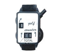 Manual Golf Score Counter - Black ABS Wrist Watch Style Counter, Hand Mechanical Clicker, Mini Strike Detector | Golf Score Keeper for Competition