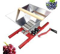 Manual Grape Grinder, Fruit Crusher for Home Brewing Cider Pressing, Portable Fruit Scratter Pulper, 304 Stainless Steel,7L, for Fruit Scatter, Berry Wine Sauce