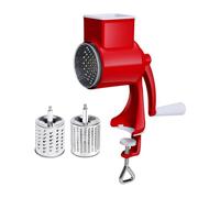 manual grater, stainless steel cheese shredder, kitchen nut grinder with handle, easy to operate cheese slicer, multi-function drum grinder, rustproof manual cheese grater, rotary grinder for cheese