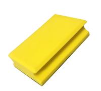 Manual Grinding Block Pu Sanding Pad 71x120mm Polishing Back Hook Loop Block for Wood Repair Hand