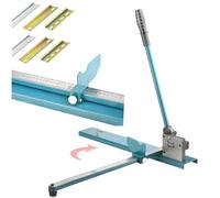 Manual Guide Rail Cutter with Double Groove and Ruler for Cutting Slotted Rails