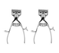 Manual Hair Clipper, Stainless Steel Hand Hairs Cutter Non-Electric Low Noise Quiet Manual Hair Trimmer Classic Hairdressing Haircut Tool Pet Grooming Clippers (2pcs)