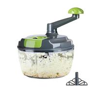 Manual Hand Chopper, Manual Food Chopper - Multifunctional Fast Manual Vegetable Processor, Folding Handle Food Chopper Vegetable Cutter with Crank for Family Cuisine