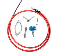 Manual Hand Crank Drain Snake Tool, Stainless Steel Pipe Clog