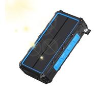 Manual Hand Crank Solar Charger Power Bank with LED Lighting, SOS Signal and Built-in Compass | Foldable Wireless Charger for Outdoor Enthusiasts, Travelers and Equipment