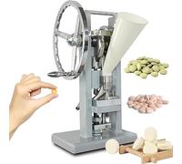 Manual Hand-Crank Tablet Press Machine for Efficient Tablet Making, Ideal for Laboratory, Candy Production, and Home Use, 0-2000 Pieces/Hour Capacity