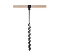 Manual Hand Drill And Hand Wood Auger For Wood Camping Shelter Building, Multipurpose Manual Survival Drill Bit With A Wooden Stick Hand Auger Woodworking Hole Saw Bit To Fix The tent Nails (Color :